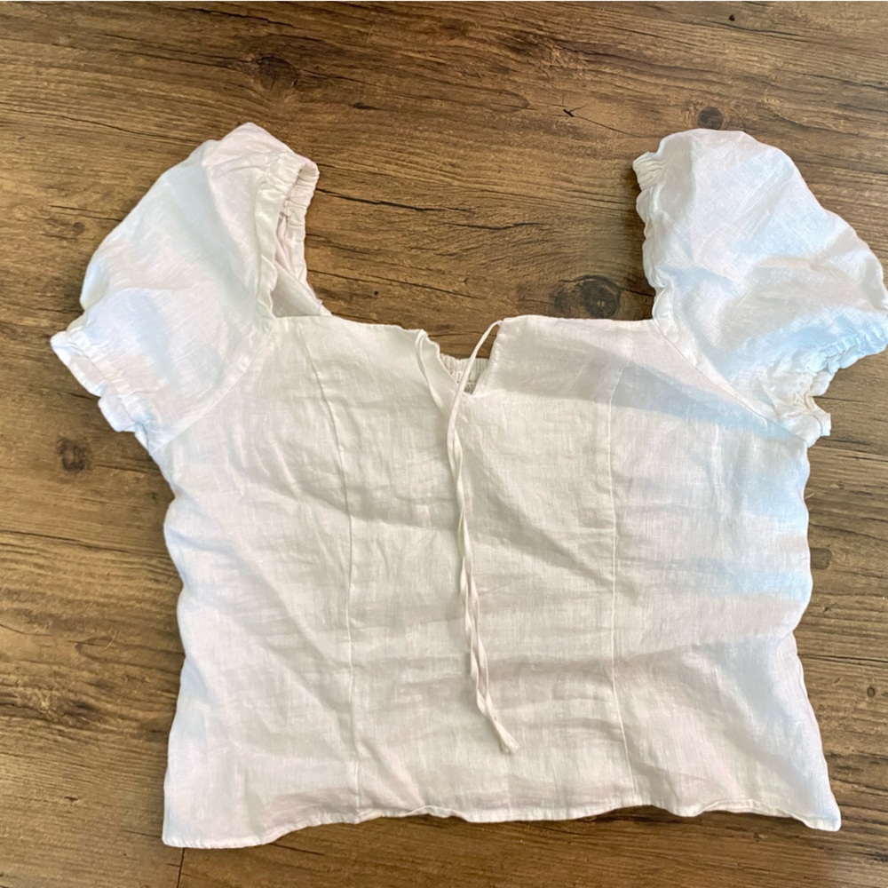 H&M off the shoulder white top